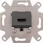Merten MEG4583-0000 Μονάδα Σύνδεσης HDMI, Γκρι, Χωνευτή, 4K UHD, System M
