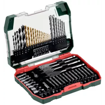 Metabo 626708000 σετ 86 τεμ. τρυπανιών και καρυδακίων σε βαλίτσα