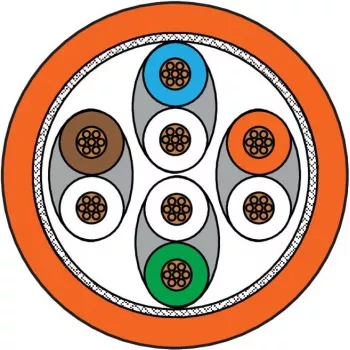 METZ CONNECT 1308453001-E Cat6a SF/UTP καλώδιο δικτύου patch 3 m πορτοκαλί