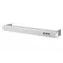 METZ CONNECT 130920-E Patch Panel 1U 24 θυρών, υπό γωνία 90°, κενό, ανοιχτό γκρι 130920-E-90