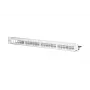 METZ CONNECT 130921-00-E patch panel 1U 24 θυρών θωρακισμένο, Cat.6A, ανοιχτό γκρι 130921-00-E-90