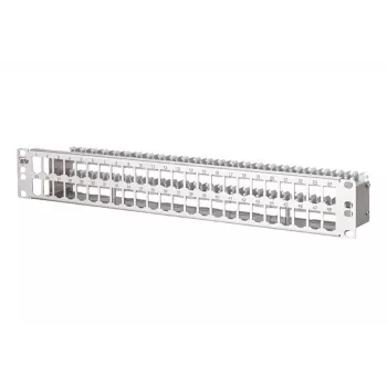 METZ CONNECT BTR E-DAT patch panel μονάδας 48-Port 1,5U θωρακισμένο Cat.6A μαύρο 130924-00-E