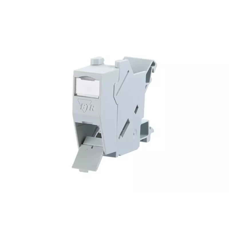 METZ CONNECT BTR E-DAT Module REG 8(8) IP20 Empty - Θήκη μονάδας δεδομένων για ράγα DIN, 1TE, ανοιχτό γκρι