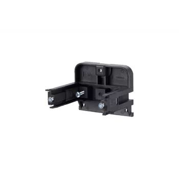 METZ CONNECT BTR 1308895510-I Βάση τοποθέτησης T-Slot, οριζόντια, για κανάλι καλωδίων 55 mm, μαύρο