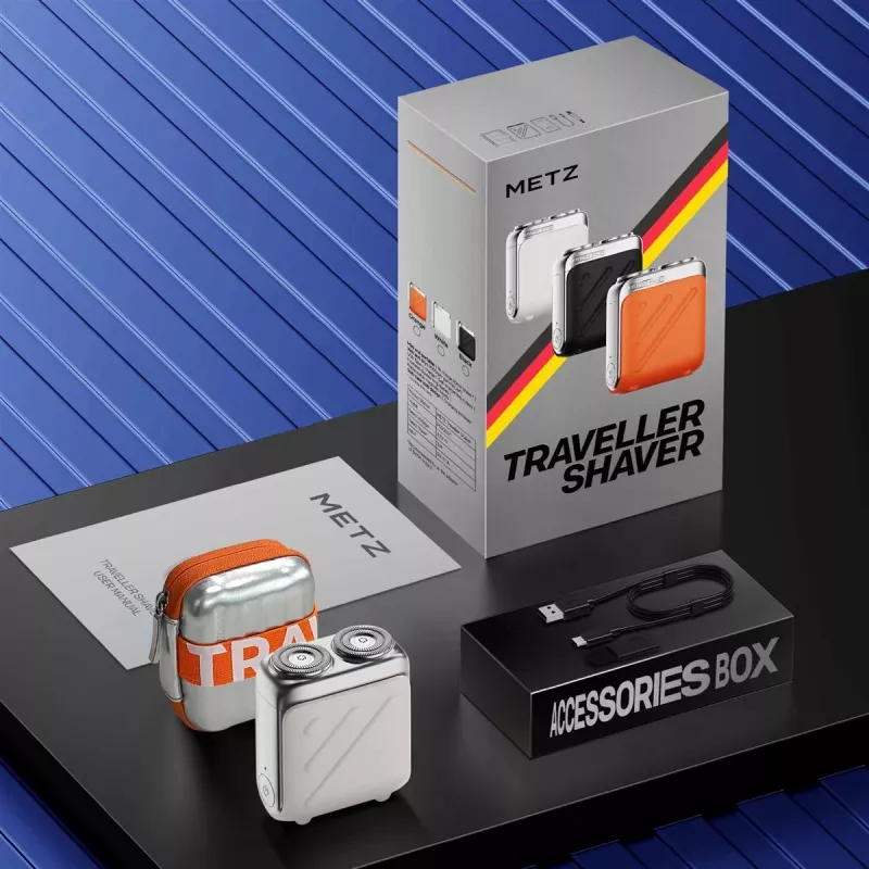 METZ MZXZ021 Traveller Shaver, Μαύρο
