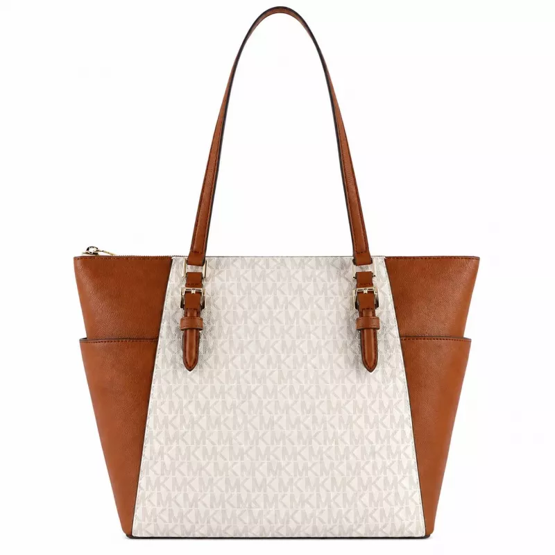 MICHAEL KORS Cece Vanilla γυναικεία τσάντα ώμου με αλυσίδα