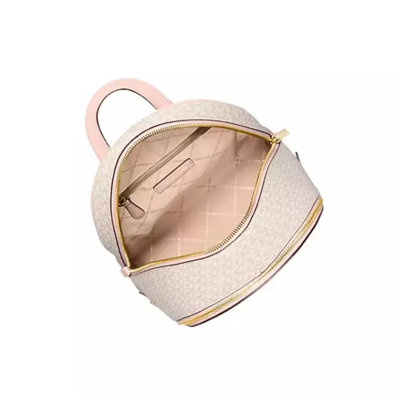 Michael Kors Grab Backpack 35S5GRAB6VCRN Vanilla/Acorn Επικαλυμμένο Καμβά