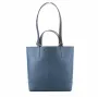 Michael Kors Jet Set Travel τσάντα tote navy δέρμα Saffiano 35T0GX9T1TNAV