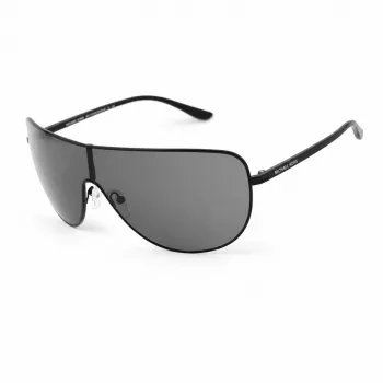 Michael Kors ανδρικά γυαλιά ηλίου MK-1113-BLACK - ορθογώνιο πλαίσιο από ασετάτ με φακούς καπνού