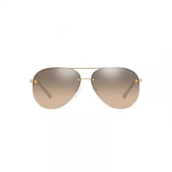 Michael Kors Γυναικεία oversized τετράγωνα γυαλιά ηλίου MK1135B10143D - Φακός γκρι διαβάθμισης, μαύρος ασετάτ σκελετός