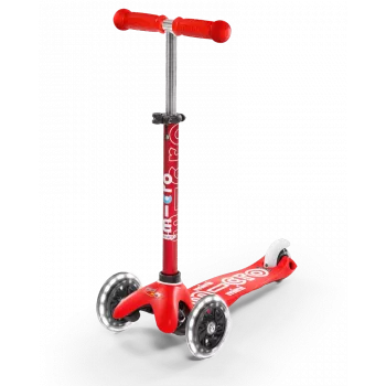 Micro Mini Deluxe LED - Luminous Wheels - ECO Mint πατίνι 3 τροχών