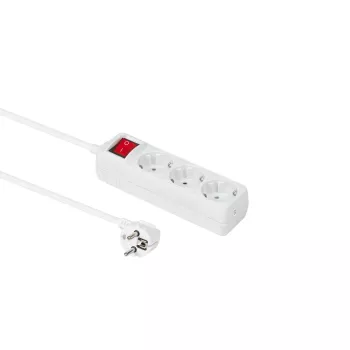 MICROCONNECT Πολύπριζο Schuko 3 Θέσεων 5m με Διακόπτη On/Off