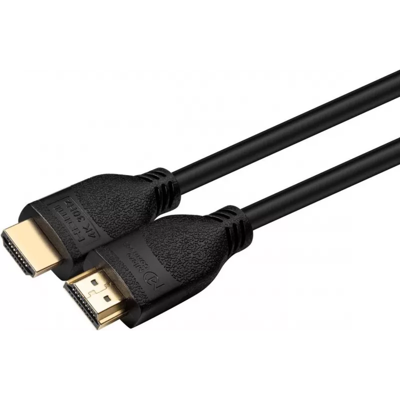 MicroConnect καλώδιο HDMI High Speed με Ethernet, 1m CCS, μαύρο