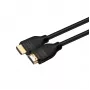 MicroConnect καλώδιο HDMI High Speed με Ethernet, 1m CCS, μαύρο