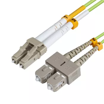 MICROCONNECT LC/UPC-SC/UPC 10m OM5 καλώδιο patch οπτικών ινών