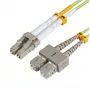 MICROCONNECT LC/UPC-SC/UPC 10m OM5 καλώδιο patch οπτικών ινών