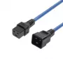 MICROCONNECT Καλώδιο τροφοδοσίας C19 IEC Lock - C20, 2m, 16A, κλειδωμένο C19 σε C20, μαύρο