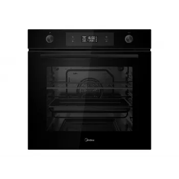 Midea MBON5M90E6-BK εντοιχιζόμενος ηλεκτρικός φούρνος 70L οθόνη αφής πυρολυτικός αυτοκαθαρισμός μαύρο