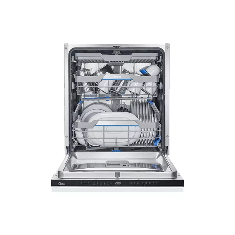 Midea MDWEB1403MB-WS Εντοιχιζόμενο πλυντήριο πιάτων, 14 σερβίτσια, C, 44 dB