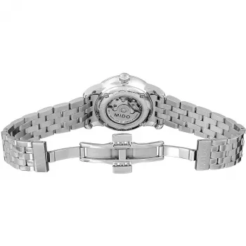 MIDO Baroncelli Lady Αυτόματο ρολόι M76004691 29mm Ανοξείδωτο ατσάλι ανθρακί καντράν