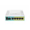 MikroTik hEX PoE Gigabit Ethernet router λευκό