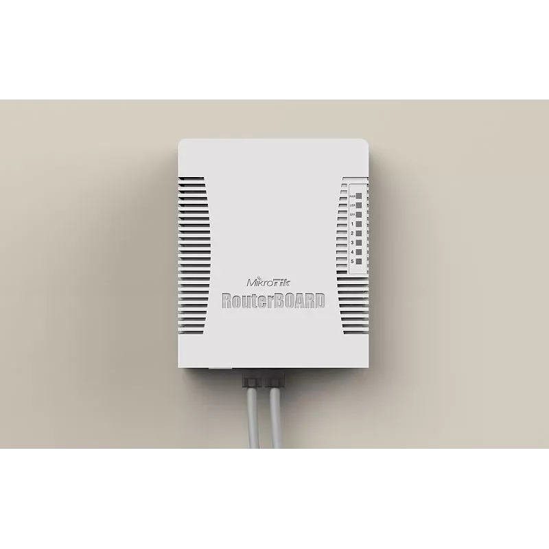 MikroTik hEX PoE Gigabit Ethernet router λευκό