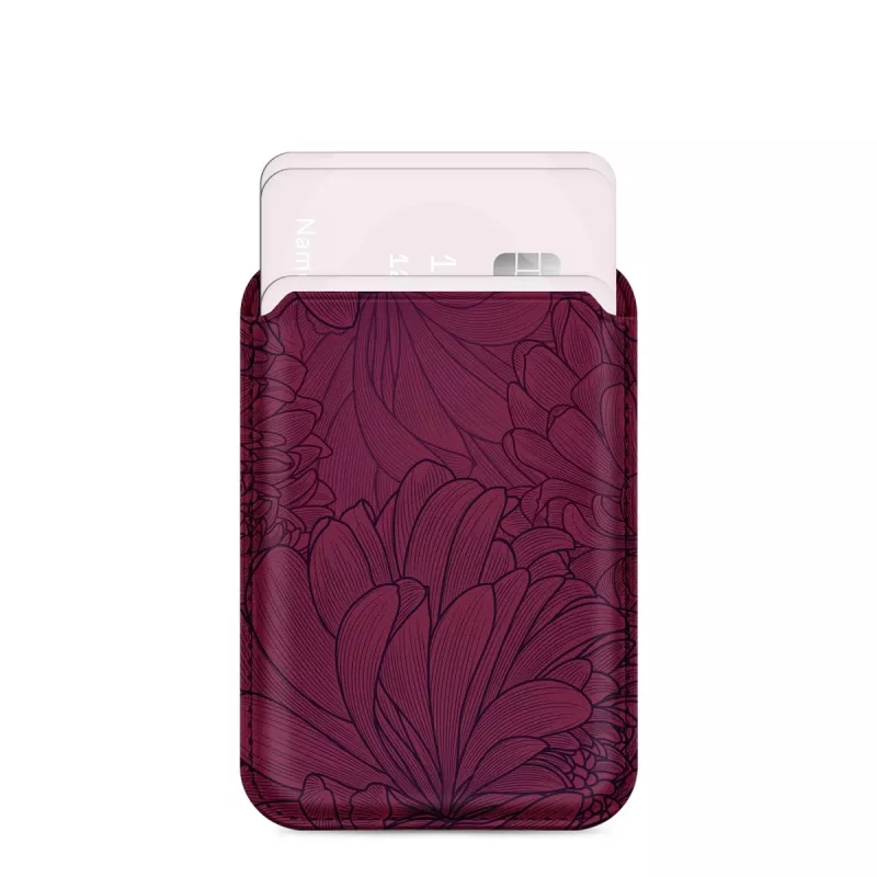 MIO Berry Blooms Magsafe Θήκη με Συμβατή Θήκη Καρτών