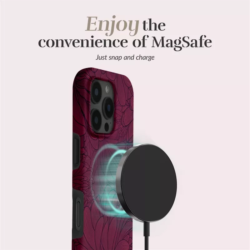 MIO Berry Blooms Magsafe θήκη συμβατή με iPhone 16