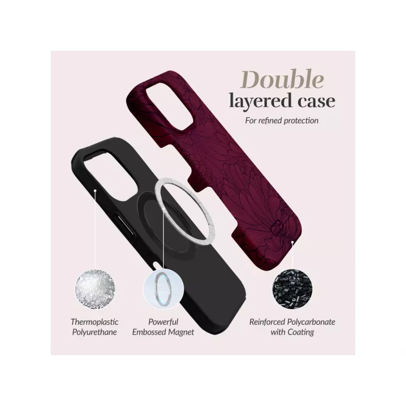 MIO Berry Blooms Magsafe Συμβατό για iPhone 17