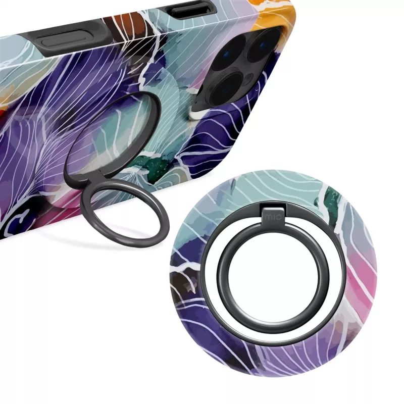 MIO Flowers Θήκη Magsafe με Θήκη Δακτυλίου
