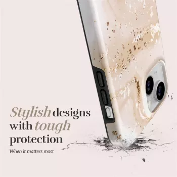 MIO Gold Marble Magsafe-συμβατή Θήκη για iPhone 16 Plus