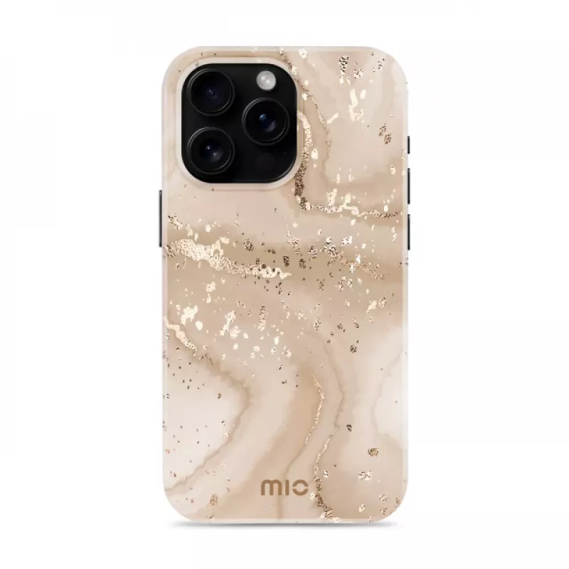 MIO Gold Marble Magsafe συμβατή θήκη για iPhone 16 Pro Max