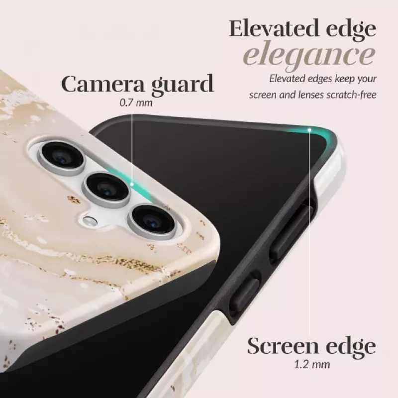 MIO Gold Marble θήκη συμβατή με MagSafe για Samsung S24 FE 5G