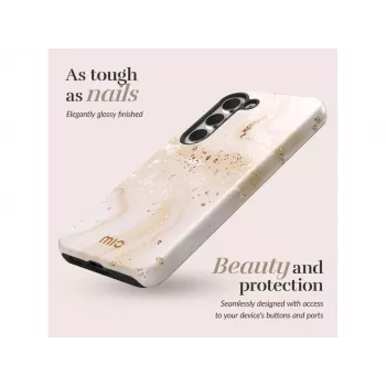 MIO Gold Marble Magsafe συμβατή θήκη για Samsung S25 Plus 5G