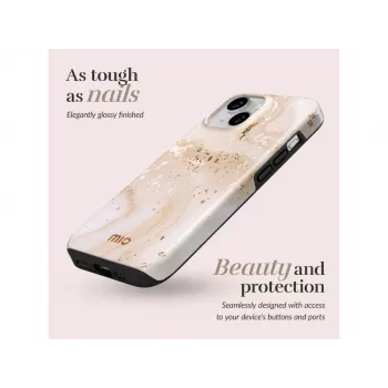 MIO Gold Marble Magsafe Συμβατό για iPhone Pro Max