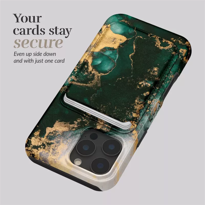 MIO Green Marble Magsafe Θήκη Συμβατή Θήκη Καρτών