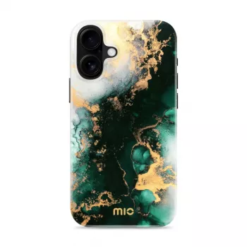 MIO Green Marble Θήκη συμβατή με MagSafe για iPhone 16 Plus