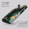 MIO Green Marble Magsafe Συμβατή Θήκη για iPhone 16 Pro
