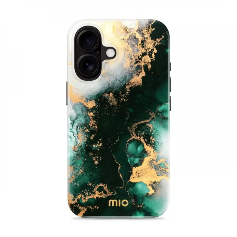 MIO Green Marble Συμβατό με MagSafe για iPhone 16