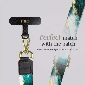 MIO Λουράκι Lanyard Green Marble