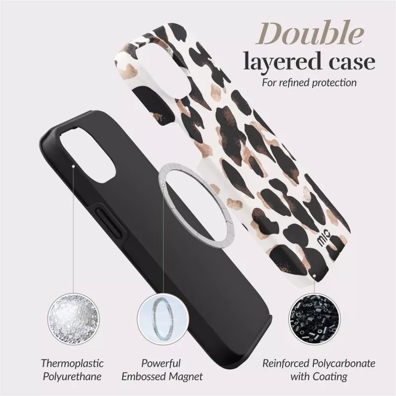 MIO Leopard Magsafe Συμβατή Θήκη για iPhone 16