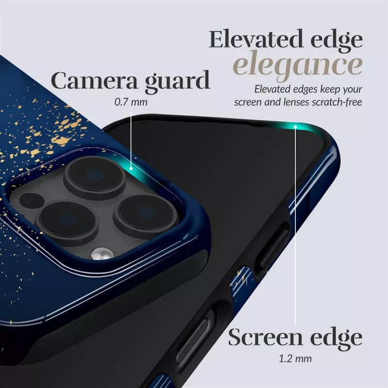 MIO Midnight Sparkle Θήκη συμβατή με Magsafe για iPhone 16 Plus