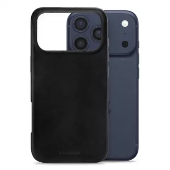 Mio Mobilize Magsafe Συμβατή Premium Δερμάτινη Θήκη για Apple iPhone 17 Pro Μαύρο