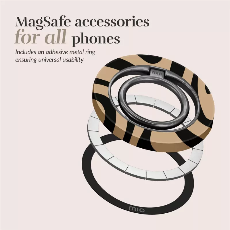 MIO Swirl Θήκη Magsafe με Θήκη Δακτυλίου