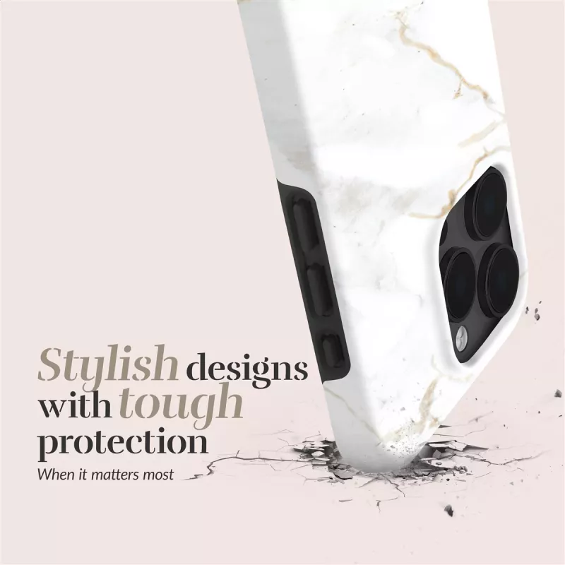 MIO White Marble θήκη MagSafe συμβατή με Samsung S25+ 5G