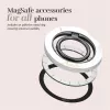 MIO White Marble Magsafe Θήκη Συμβατή με Βάση Δακτυλίου