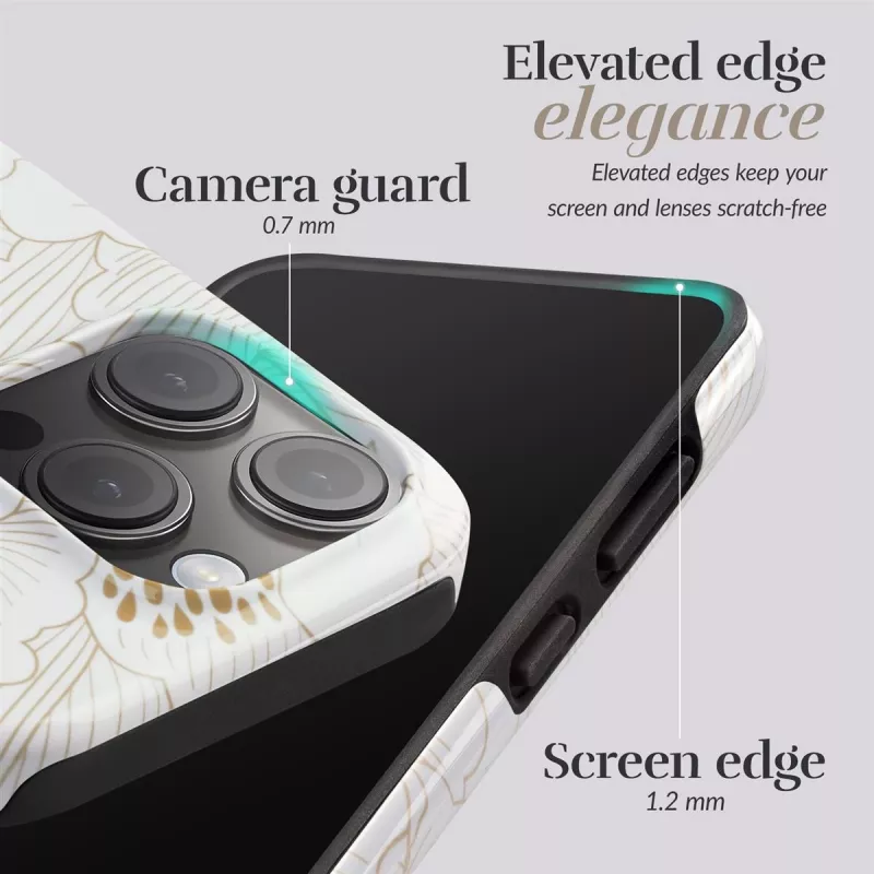 MIO White Roses Θήκη συμβατή με MagSafe για iPhone 13/14/15