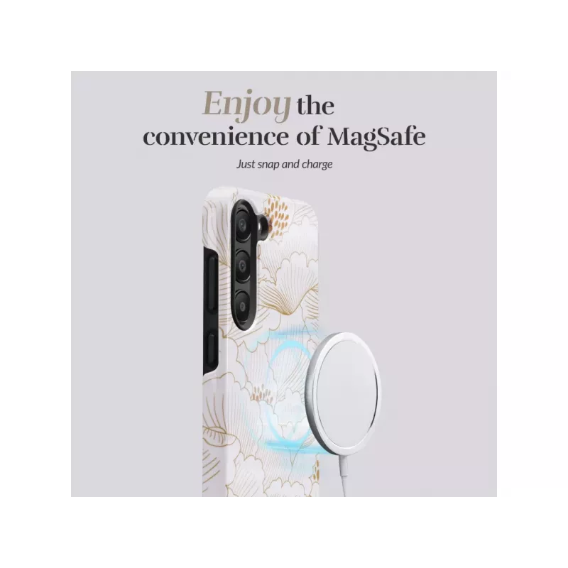 MIO White Roses Magsafe Συμβατή για Samsung S25 5G