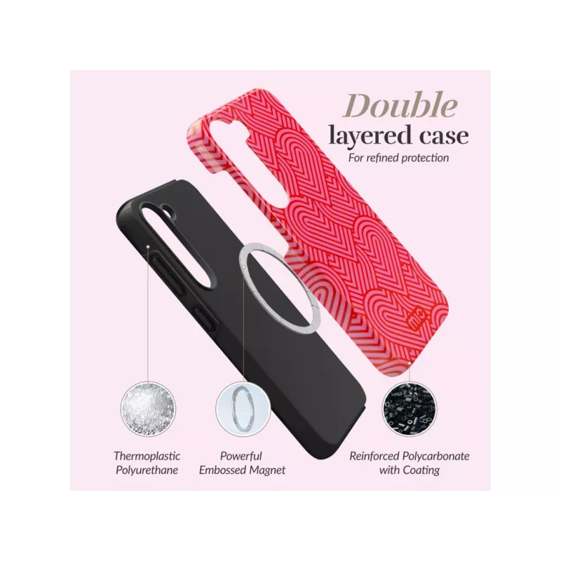 MIO Wild Hearts συμβατή με MagSafe για Samsung S25 5G