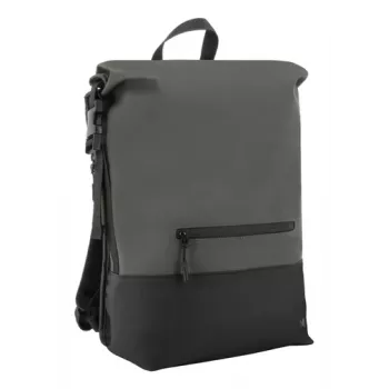 MOBILIS Two-Tone Rolltop Backpack 14-16 Γκρι/Μαύρο 25L